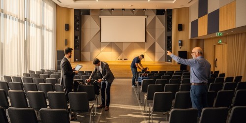 Como montar um auditorio corporativo?