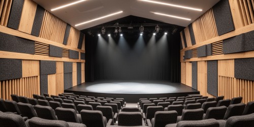 Como melhorar acústica e visibilidade em um pequeno auditório
