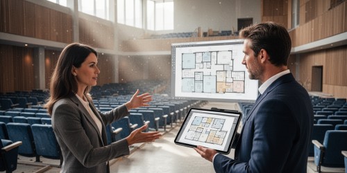Como evitar retrabalho no layout do auditório