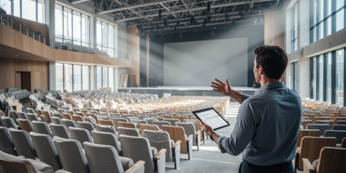 Comprar móveis para construir um auditório: preço e opções baratas