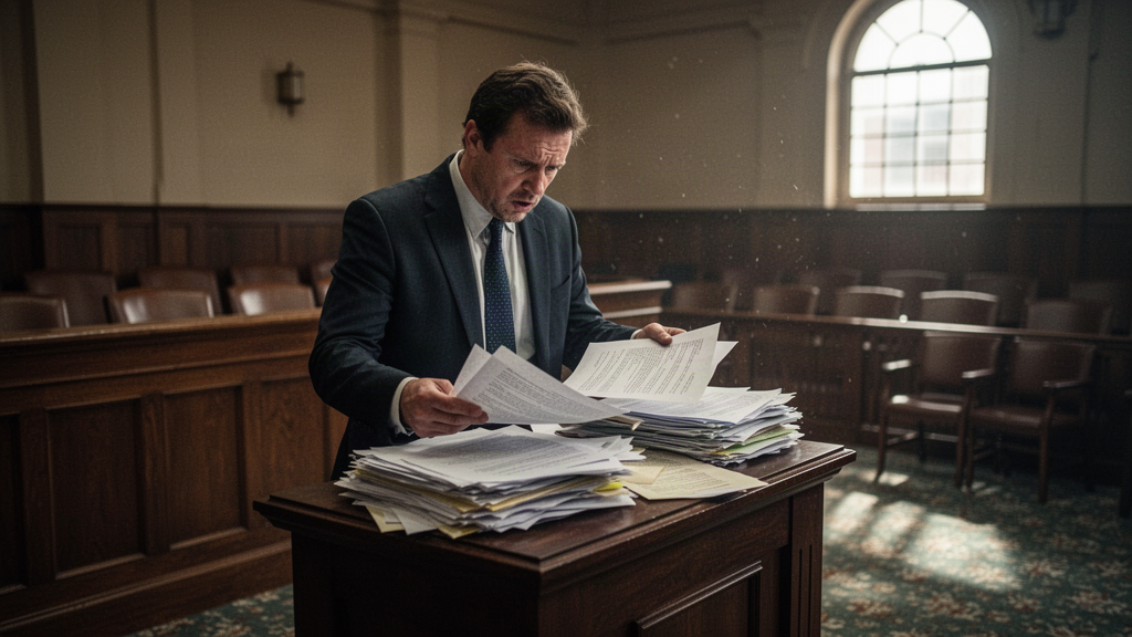 O que é improviso em auditórios de tribunais e por que ele compromete a justiça?