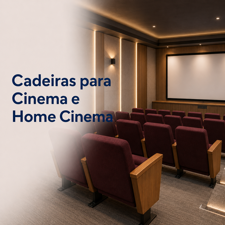 Cadeiras de auditório para Cinema e Home Cinema
