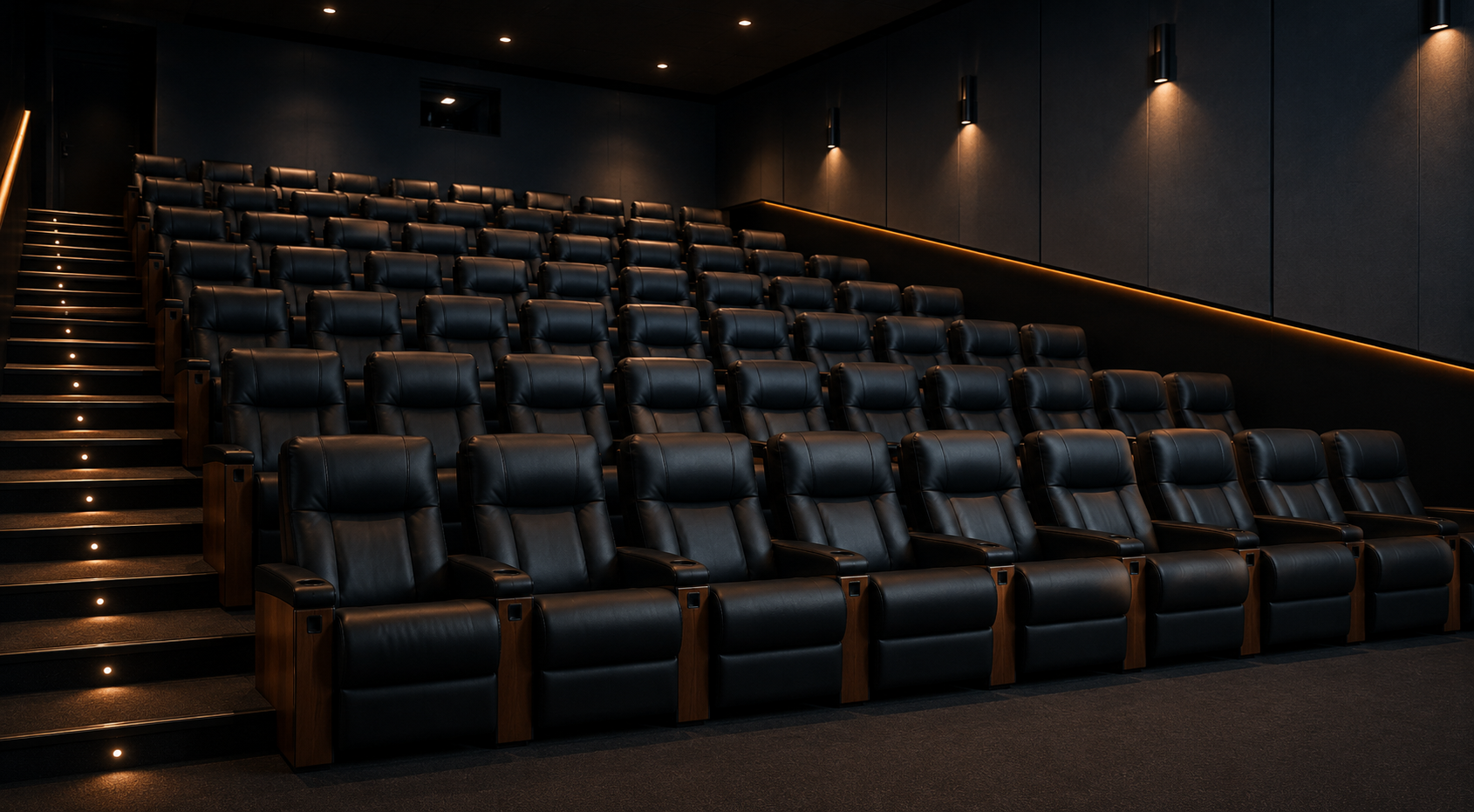 Equipe sua sala de cinema com poltronas que oferecem conforto e uma experiência diferenciada